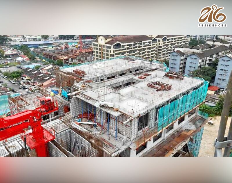 216 Residences progress image (official source)