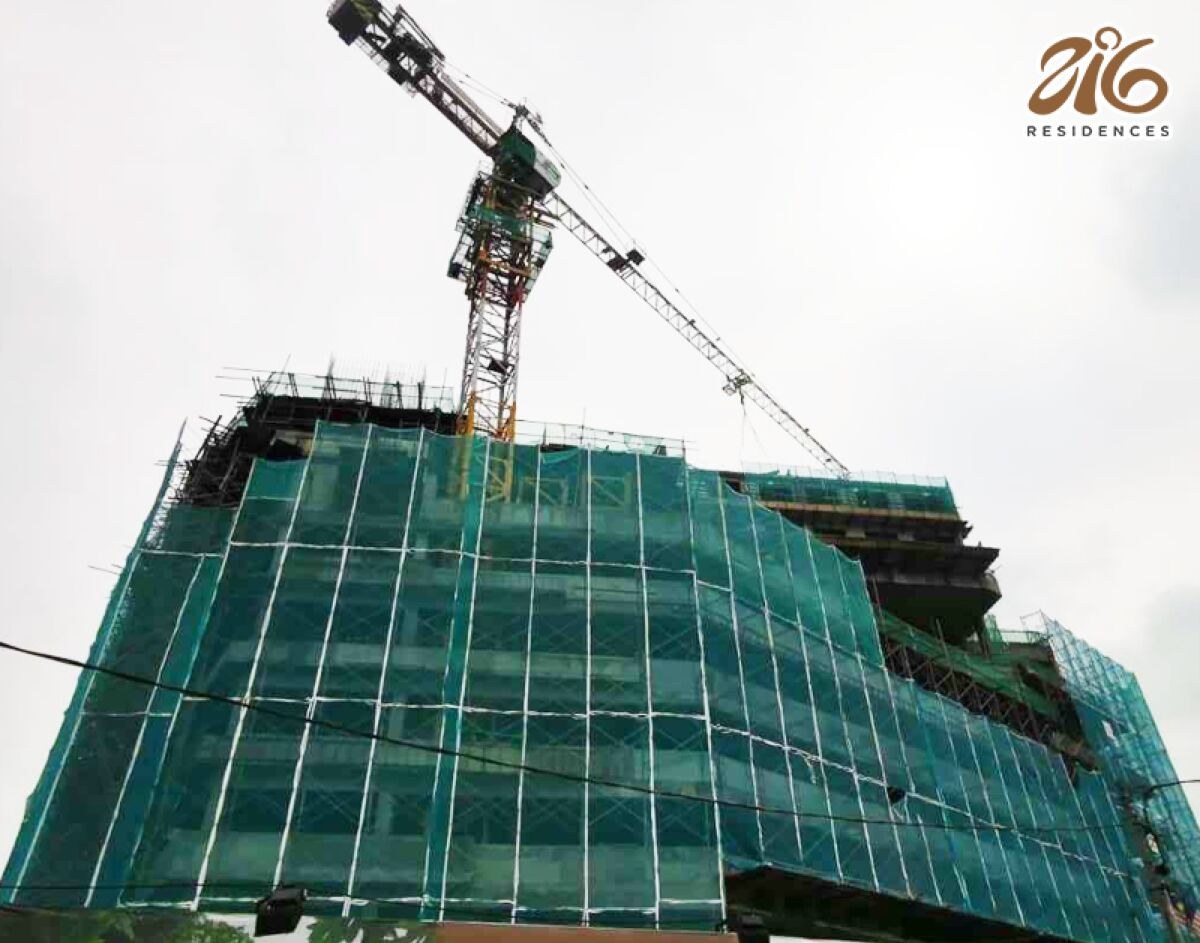 216 Residences progress image (official source)