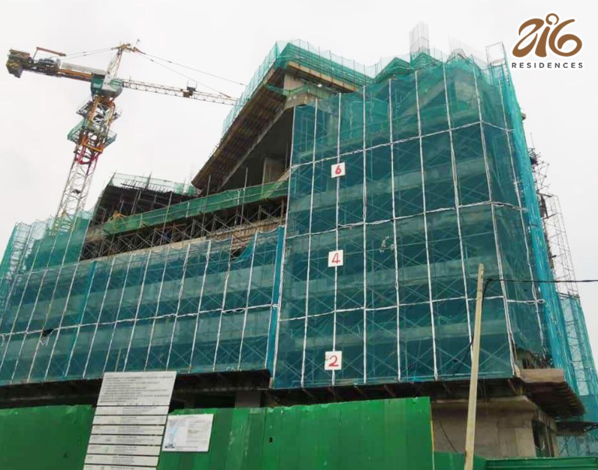 216 Residences progress image (official source)