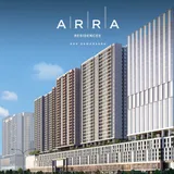 Arra Residences official developer render — facade view, artist impression (Puncakdana Group)