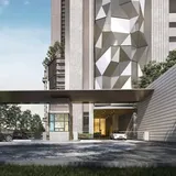 M Aspira main entrance and drop-off porch, official Mah Sing developer render