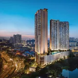 Skyline Kuchai actual aerial view (official project site)