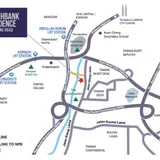 Southbank Residence location map from official brochure