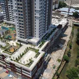 The Atera site-progress aerial photo, June 2026 — real construction status, Paramount Property